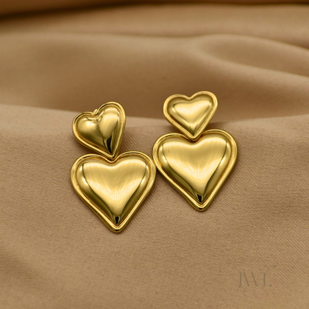 Radiant Heart Duo Earrings