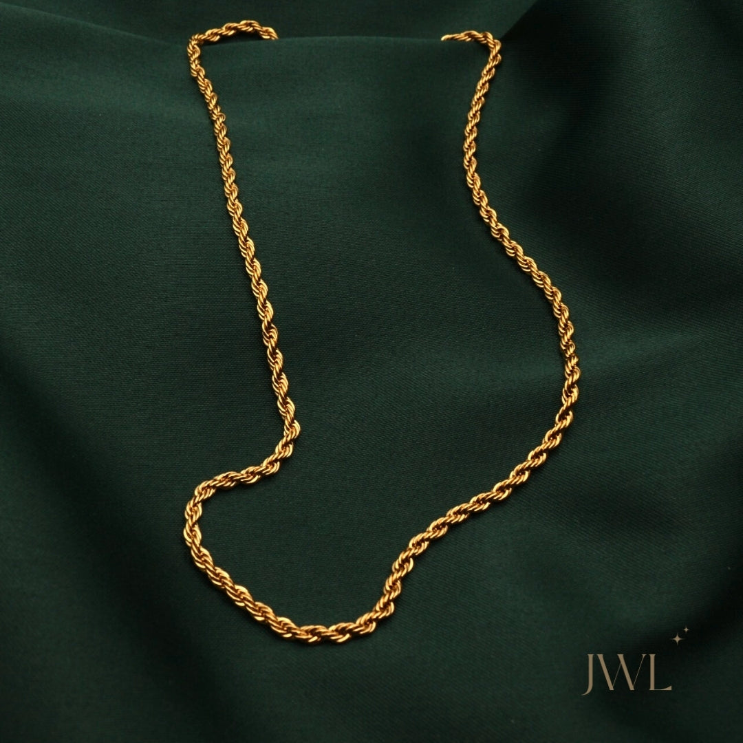 Golden Twirl Necklace