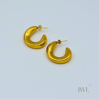 Luminous Crescent Hoops