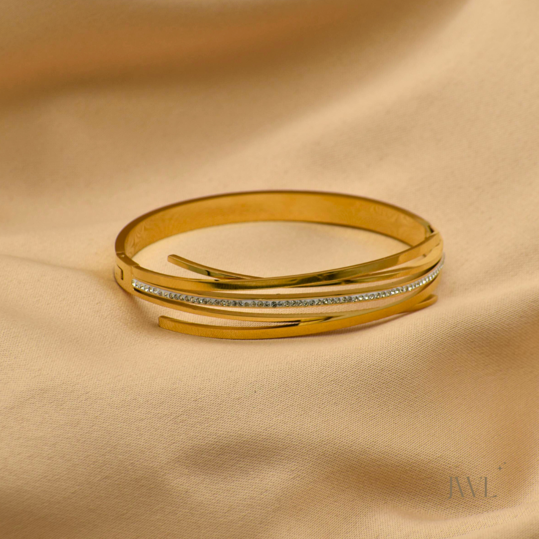 Golden Harmony Bangle