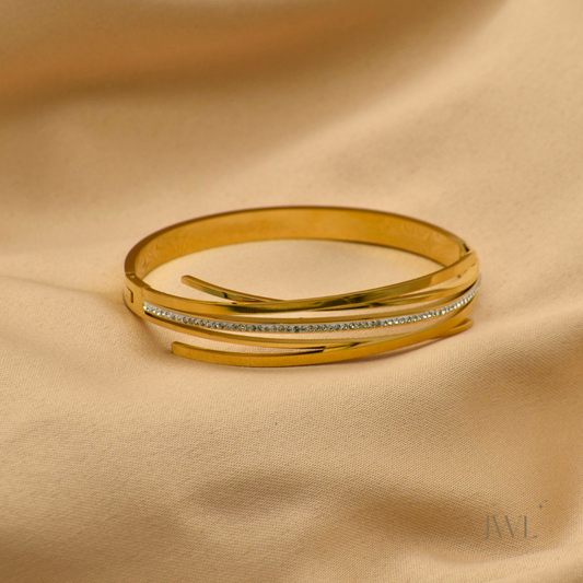 Golden Harmony Bangle