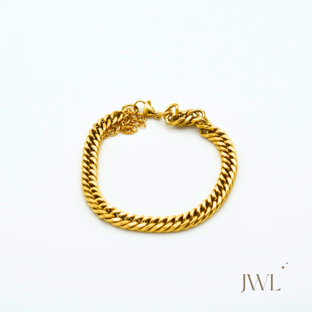 Small Twisted Chain Bracelet