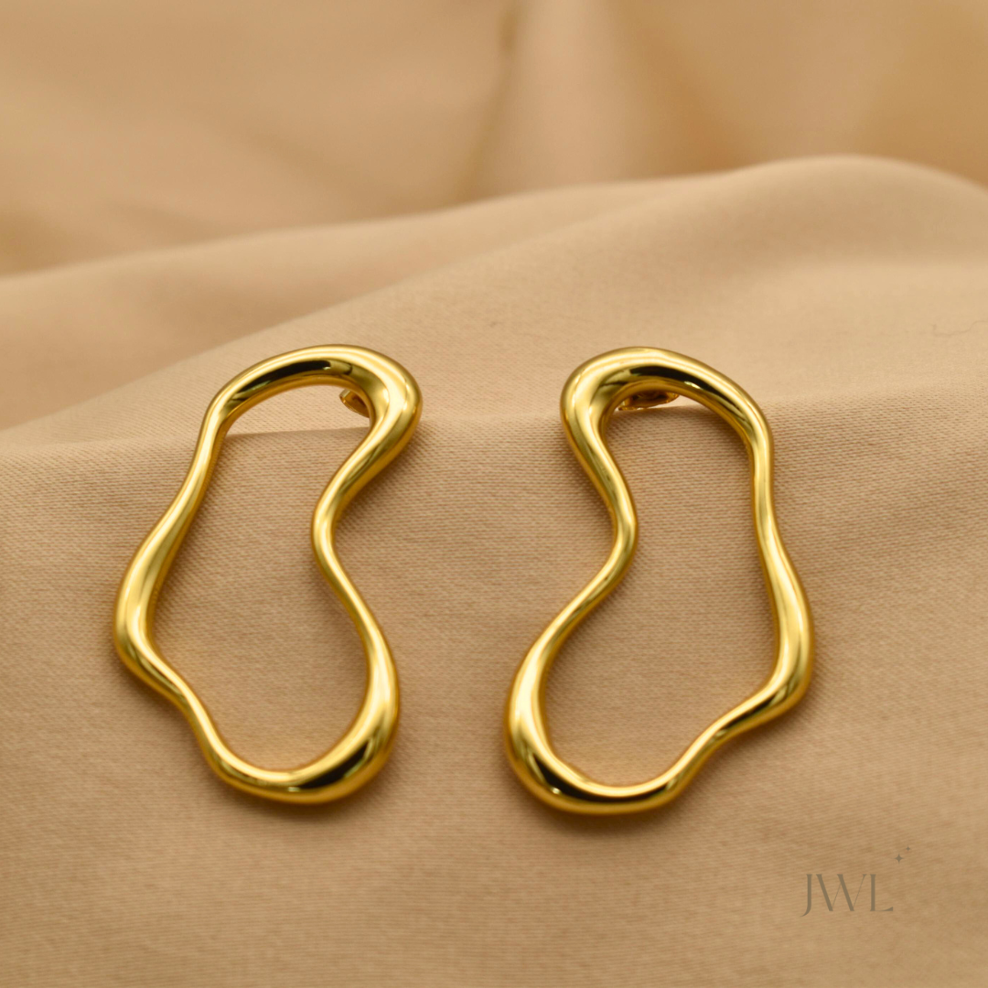 Golden Wave Earrings