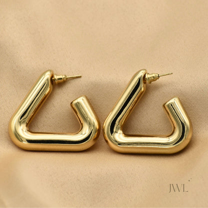 Chunky Triangle Hoops