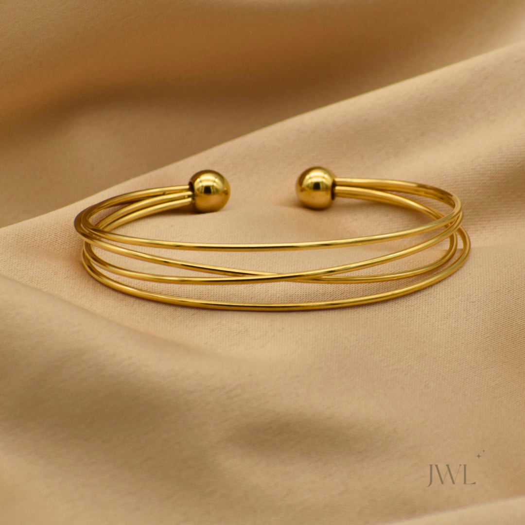 Elegant Orbit Cuff