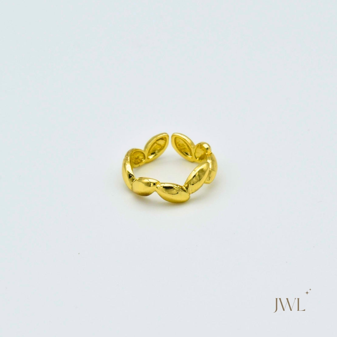 Golden Leaf Ring