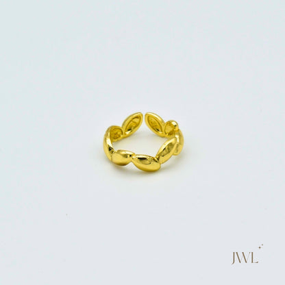 Golden Leaf Ring