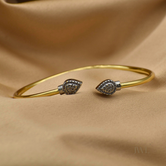 Diamond Teardrop Bangle