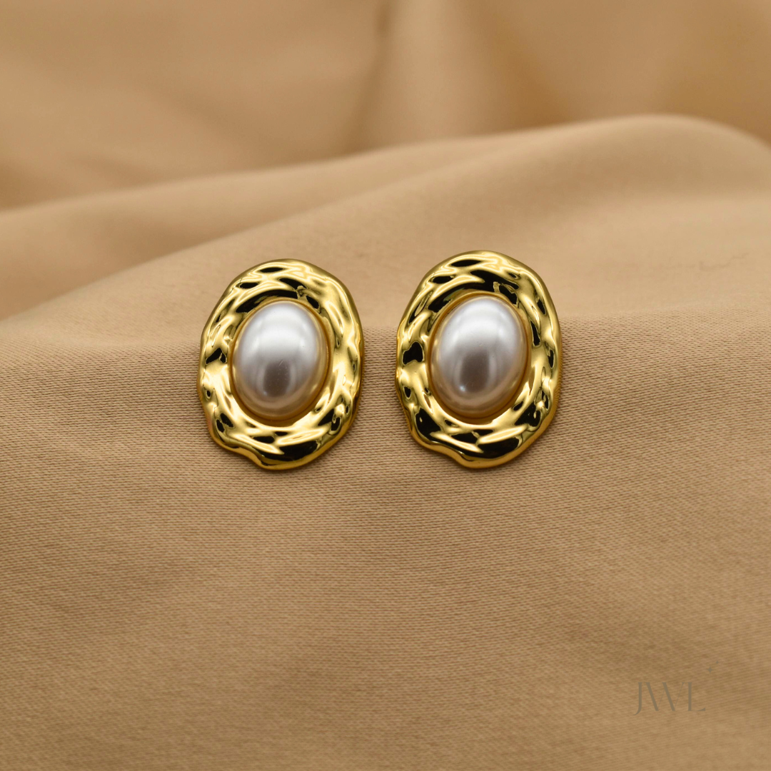 Pearl Nest Earrings