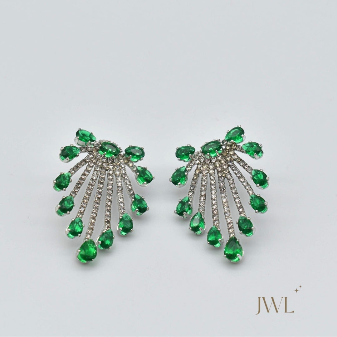 Emerald Radiance Earrings