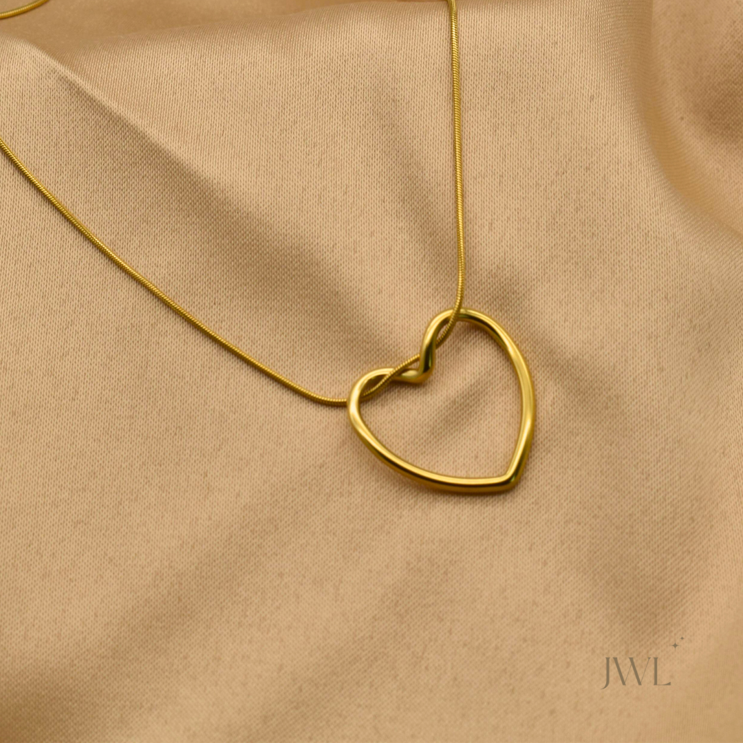 Golden Heartbeat Necklace