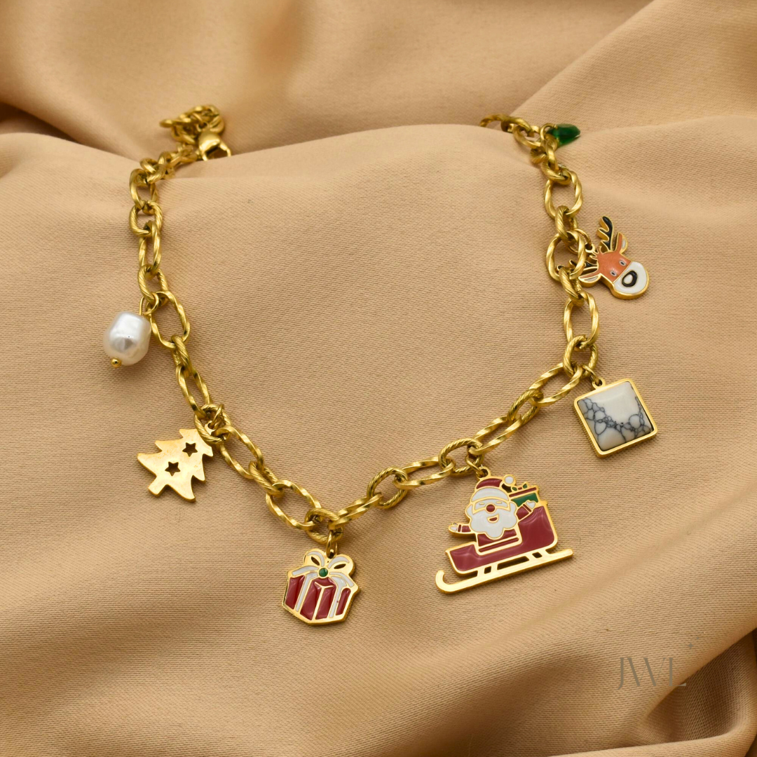 Holiday Joy Charm Bracelet