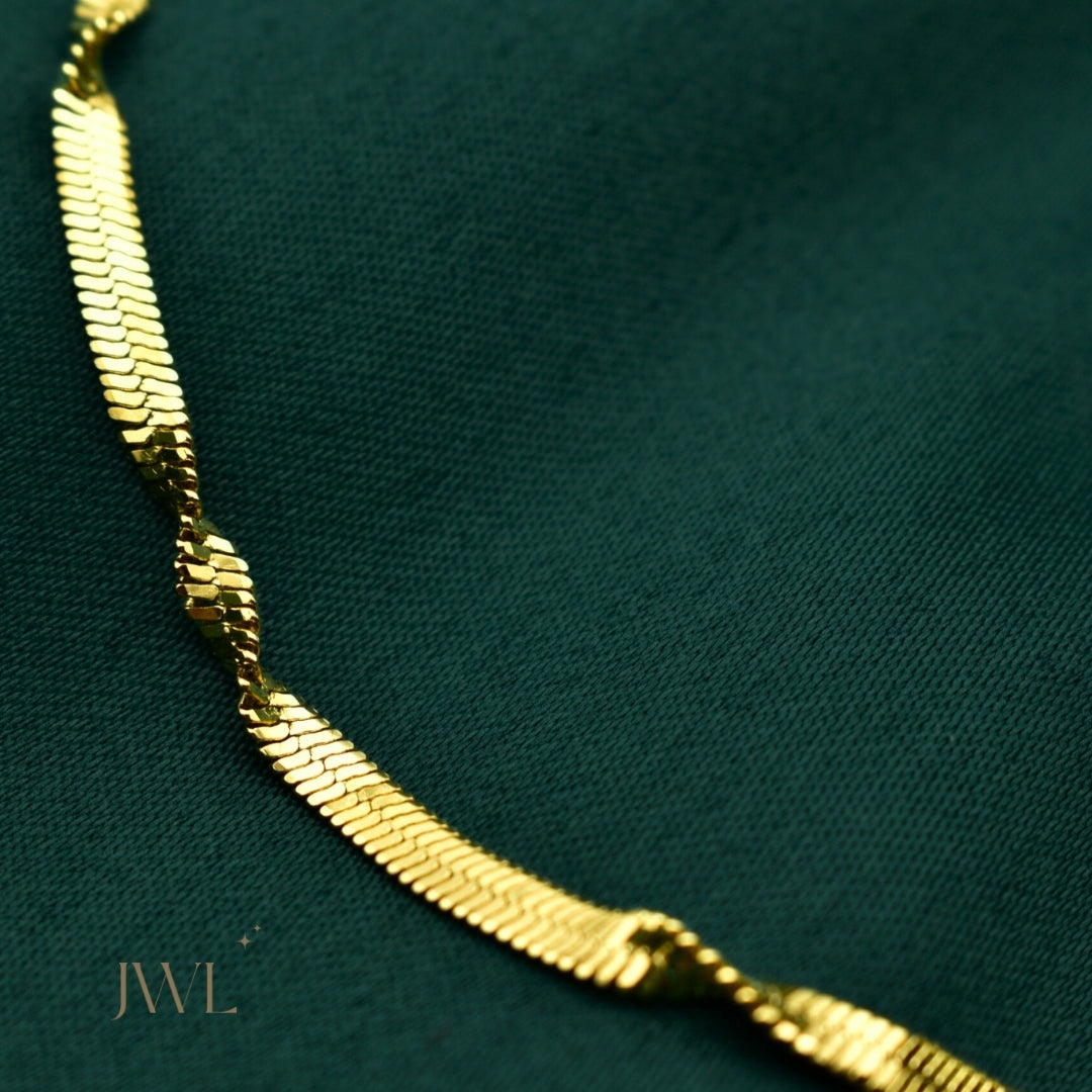 Golden Serpentine Bracelet