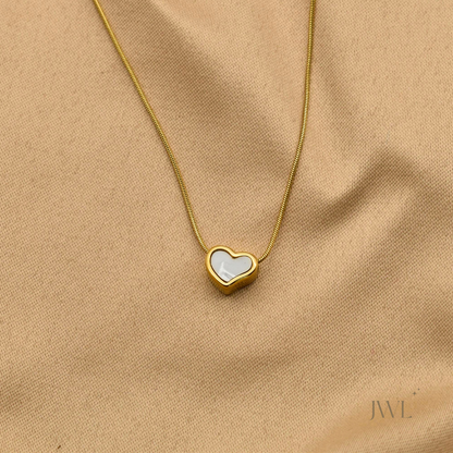 Small Heartbeat Pendant Necklace