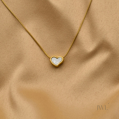 Small Heartbeat Pendant Necklace