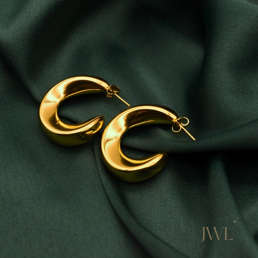 Luminous Crescent Hoops