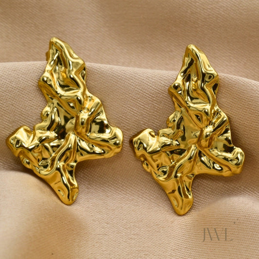 Golden Leaf Earrings