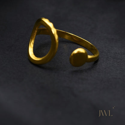 Golden Loop Ring