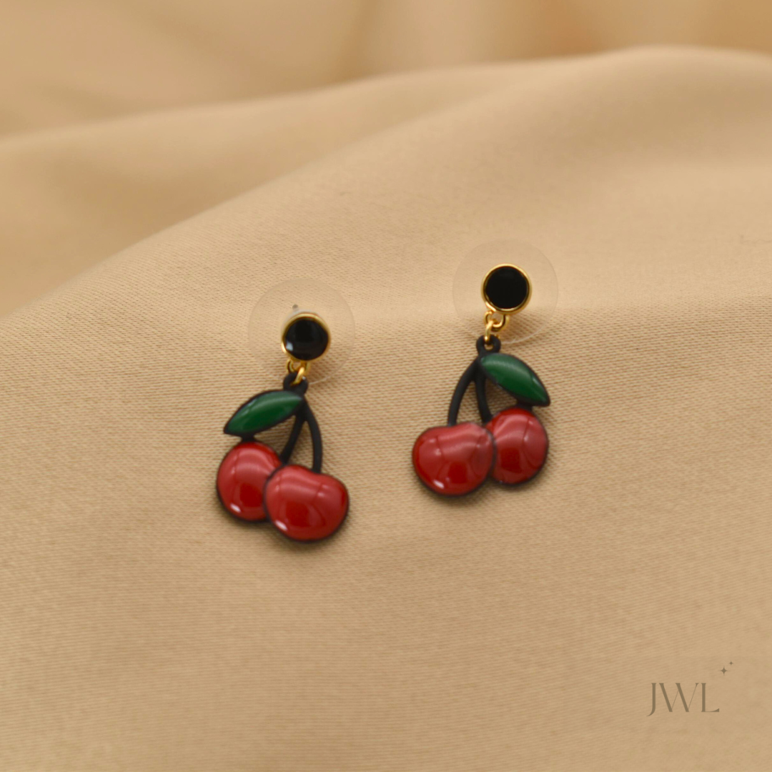 Cherry Charm Earrings