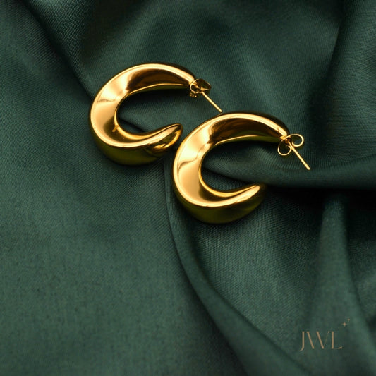 Luminous Crescent Hoops