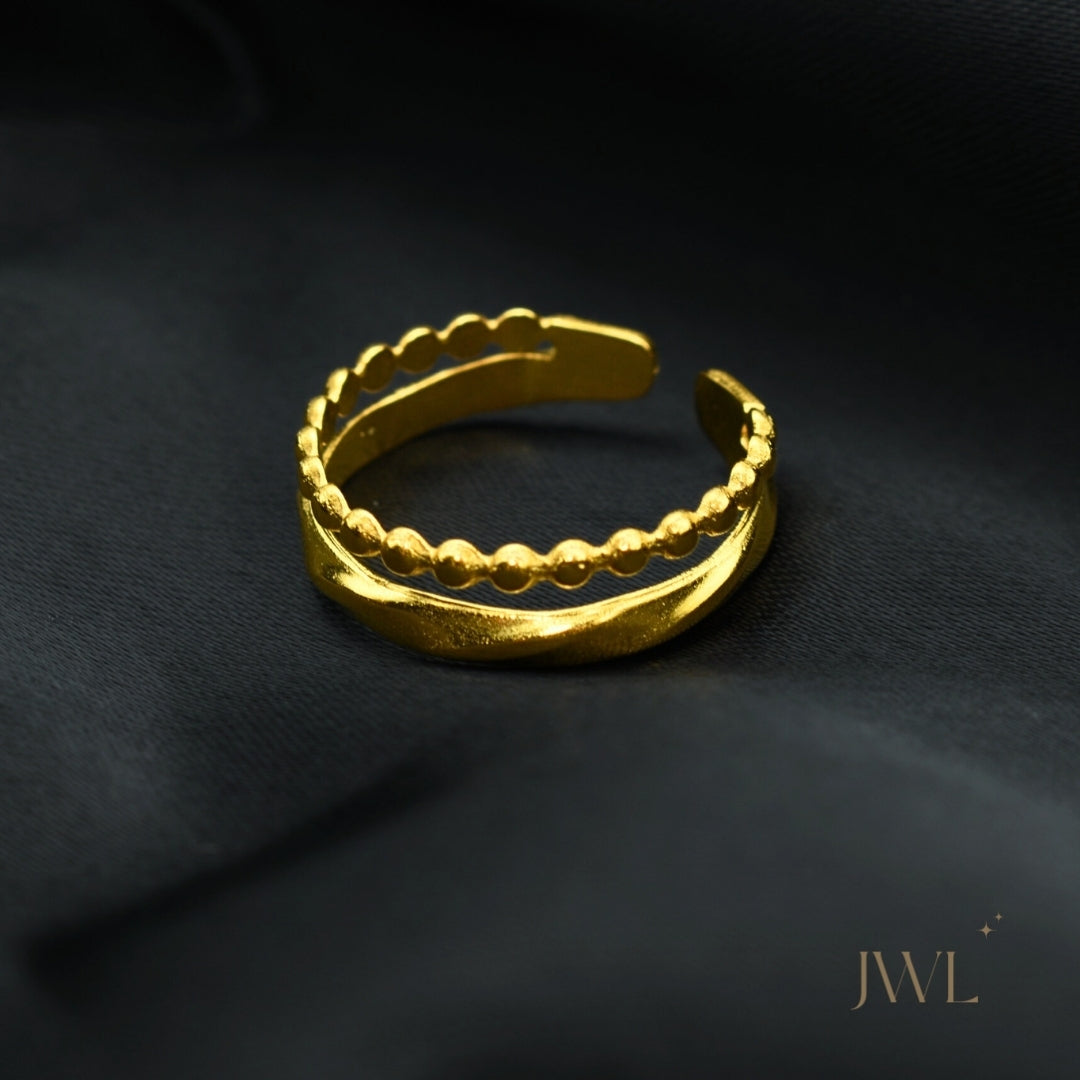 Golden Harmony Ring